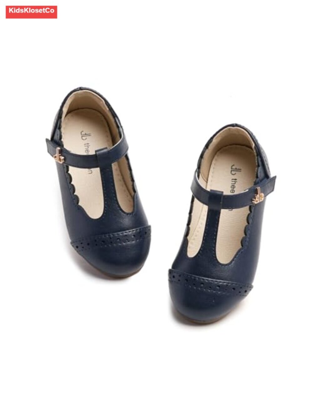 Girls Mary Jane Flats Patent Leather T-Strap Vintage Lace Toddler Shoes